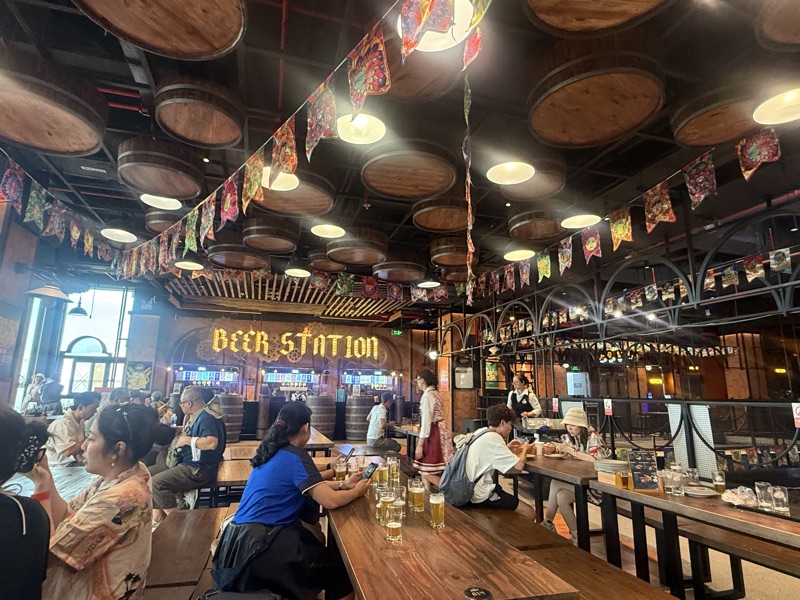 ビール祭りの会場